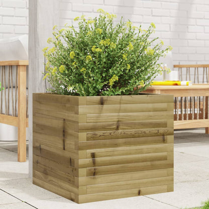 Fioriera Da Giardino In Legno Di Pino Impregnato Impregnato Naturale