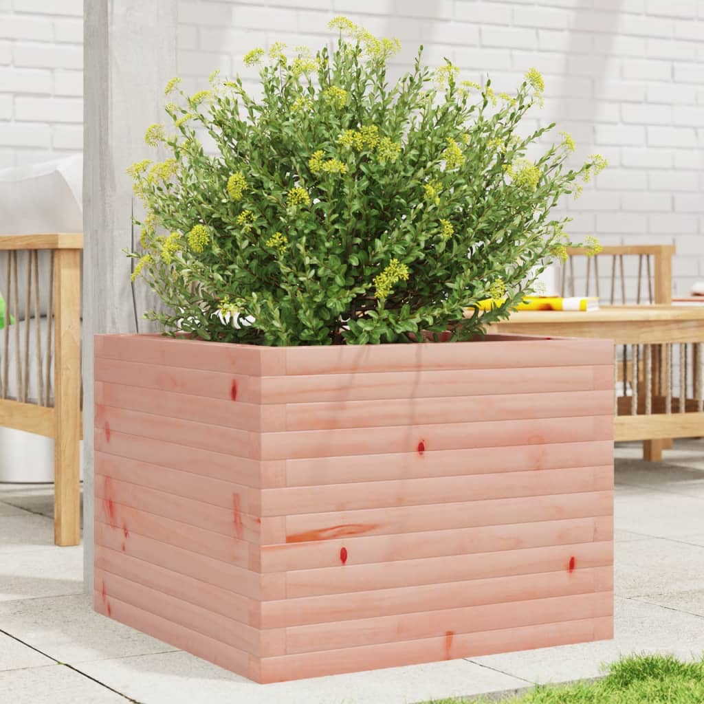 Fioriera Da Giardino 40X40X49,5 Cm In Legno Massello Di Douglas Douglas Naturale
