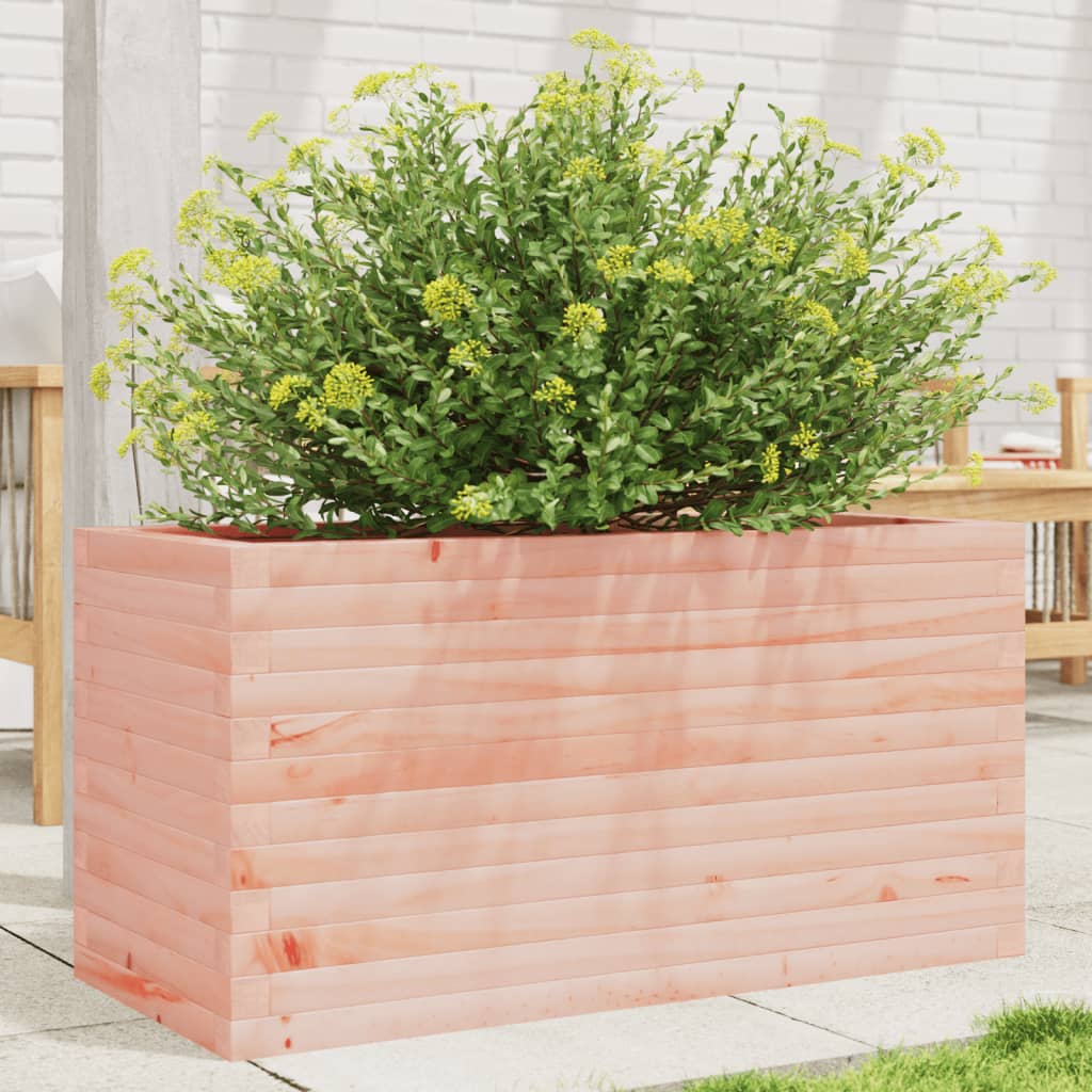 Fioriera Da Giardino 40X40X49,5 Cm In Legno Massello Di Douglas Douglas Naturale