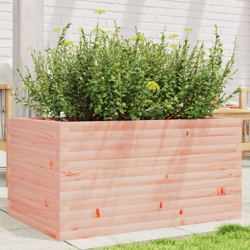 Fioriera Da Giardino 40X40X49,5 Cm In Legno Massello Di Douglas Douglas Naturale