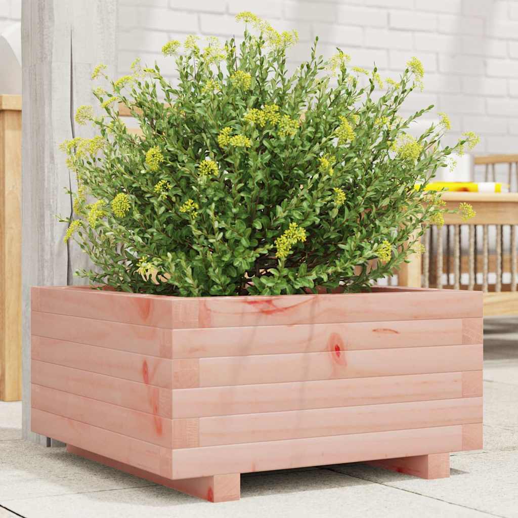 Fioriera Da Giardino 40X40X49,5 Cm In Legno Massello Di Douglas Douglas Naturale