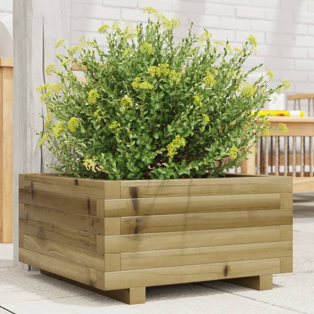 Fioriera Da Giardino In Legno Di Pino Impregnato Impregnato Naturale