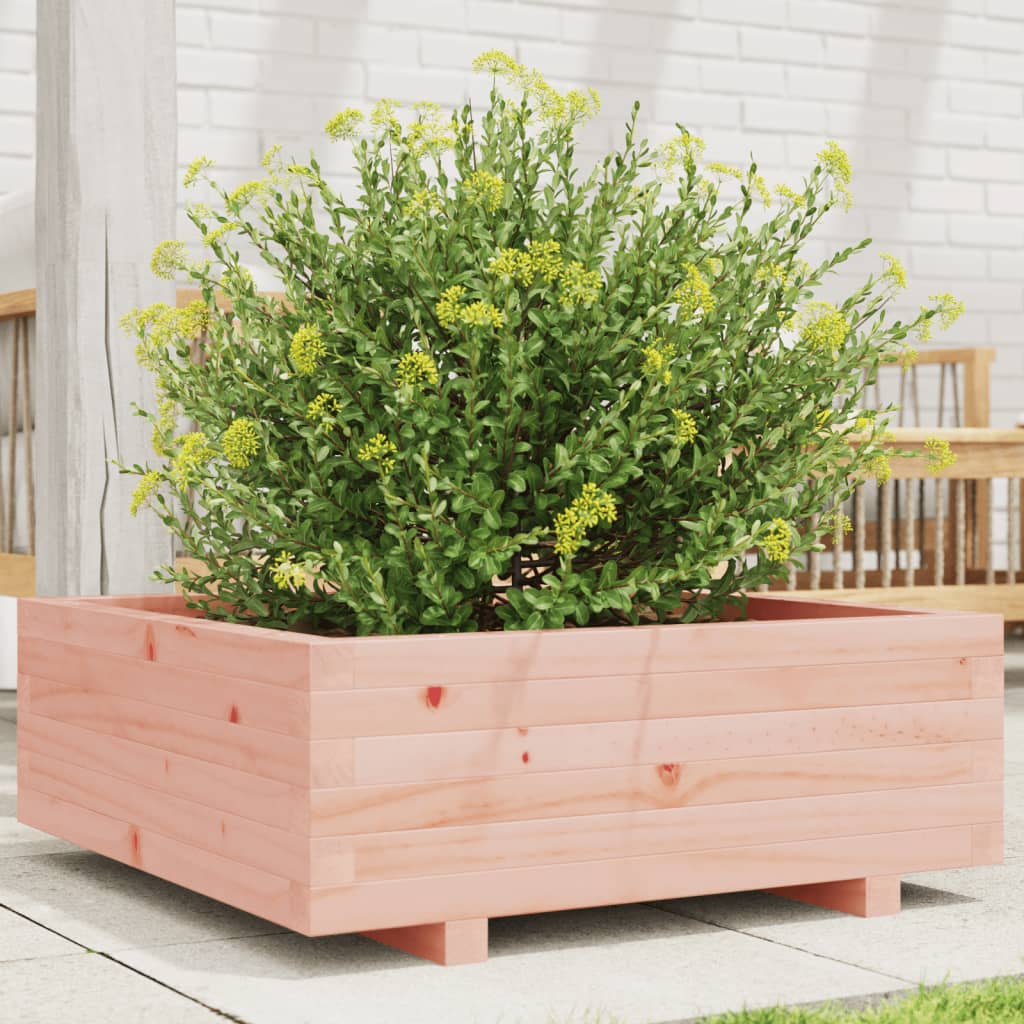 Fioriera Da Giardino 40X40X49,5 Cm In Legno Massello Di Douglas Douglas Naturale