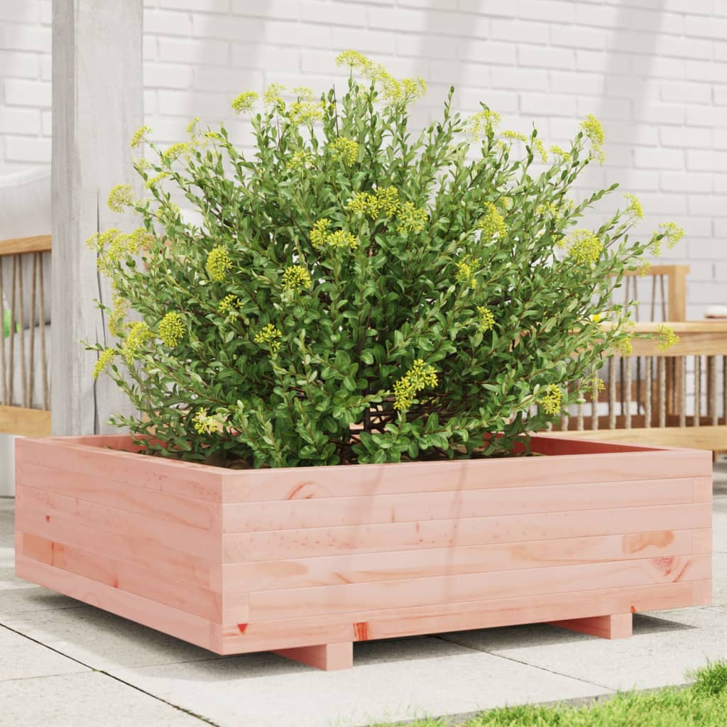 Fioriera Da Giardino 40X40X49,5 Cm In Legno Massello Di Douglas Douglas Naturale