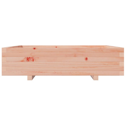 Fioriera Da Giardino 100X100X26,5 Cm Legno Massello Di Douglas Bianco