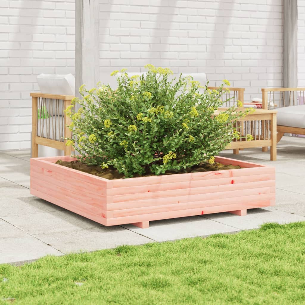 Fioriera Da Giardino 40X40X49,5 Cm In Legno Massello Di Douglas Douglas Naturale