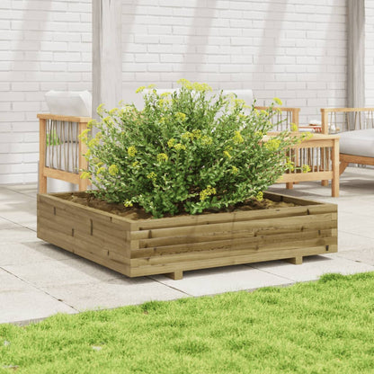 Fioriera Da Giardino In Legno Di Pino Impregnato Impregnato Naturale
