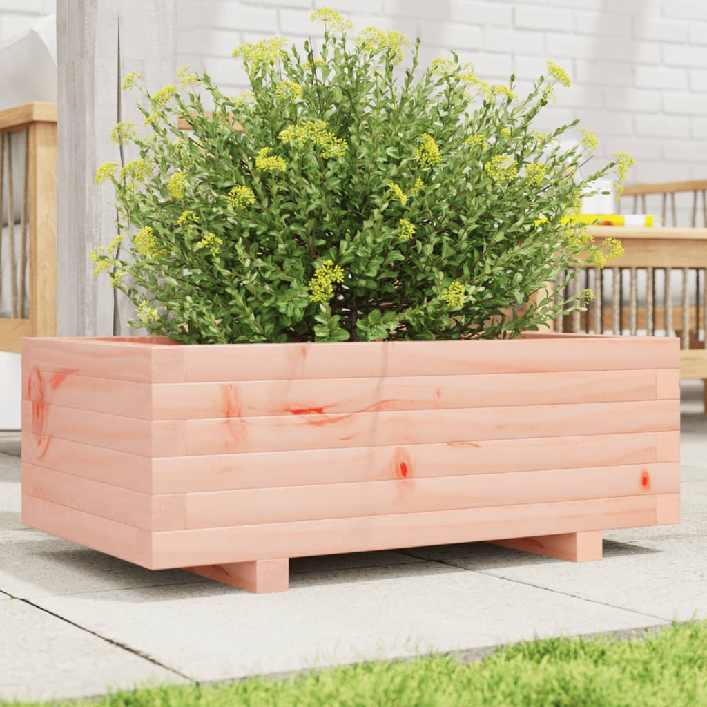 Fioriera Da Giardino 40X40X49,5 Cm In Legno Massello Di Douglas Douglas Naturale