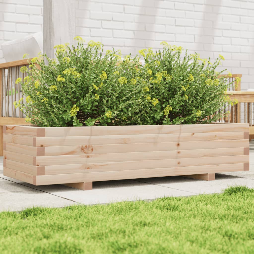 Fioriera Da Giardino In Legno Massello Di Pino Pino Naturale
