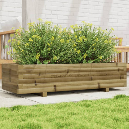 Fioriera Da Giardino In Legno Di Pino Impregnato Impregnato Naturale