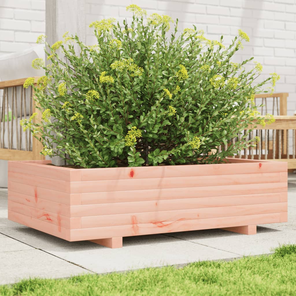 Fioriera Da Giardino 40X40X49,5 Cm In Legno Massello Di Douglas Douglas Naturale