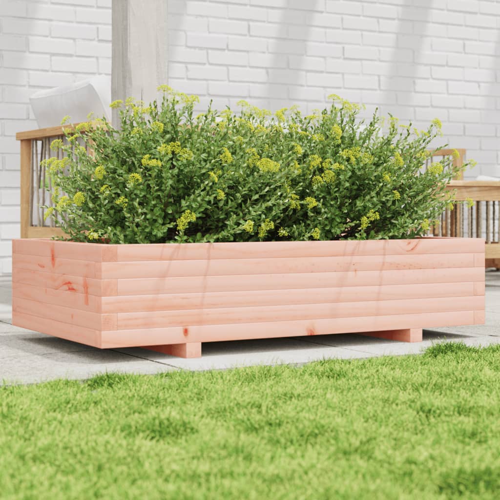 Fioriera Da Giardino 40X40X49,5 Cm In Legno Massello Di Douglas Douglas Naturale