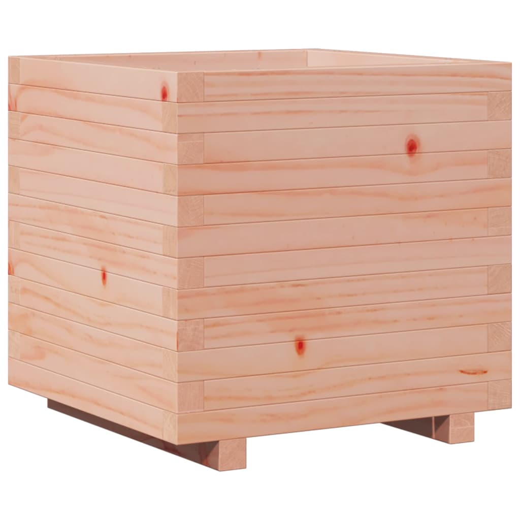 Fioriera Da Giardino 50X50X49,5 Cm In Legno Massello Di Douglas Pino Naturale