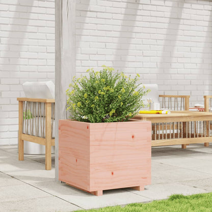 Fioriera Da Giardino 50X50X49,5 Cm In Legno Massello Di Douglas Pino Naturale