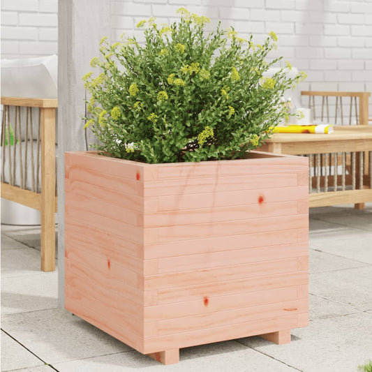 Fioriera Da Giardino 50X50X49,5 Cm In Legno Massello Di Douglas Pino Naturale