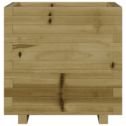 Fioriera Da Giardino 50X50X49,5 Cm In Legno Di Pino Impregnato Douglas Naturale