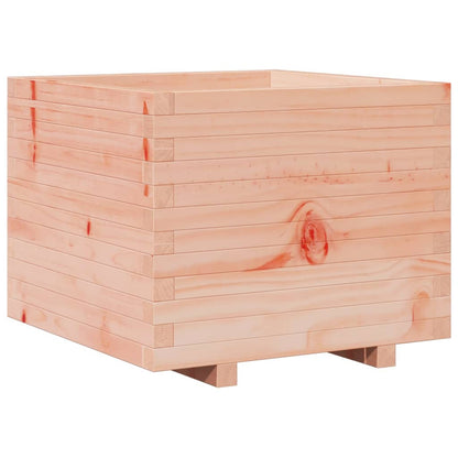 Fioriera Da Giardino 60X60X49,5 Cm In Legno Massello Di Douglas Bianco