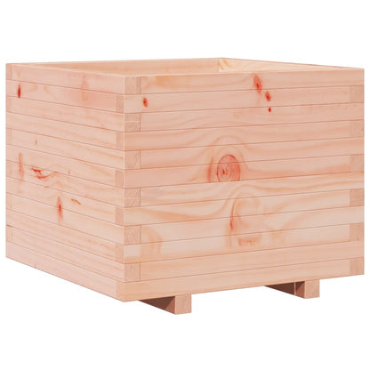 Fioriera Da Giardino 60X60X49,5 Cm In Legno Massello Di Douglas Bianco