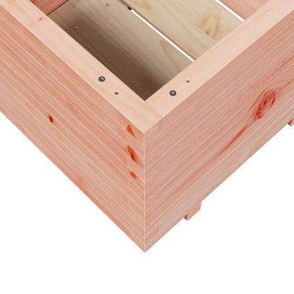 Fioriera Da Giardino 60X60X49,5 Cm In Legno Massello Di Douglas Bianco