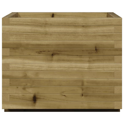 Fioriera Da Giardino 60X60X49,5 Cm In Legno Di Pino Impregnato Pino Naturale