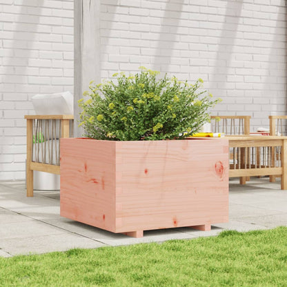 Fioriera Da Giardino 70X70X49,5 Cm In Legno Massello Di Douglas Cera Marrone