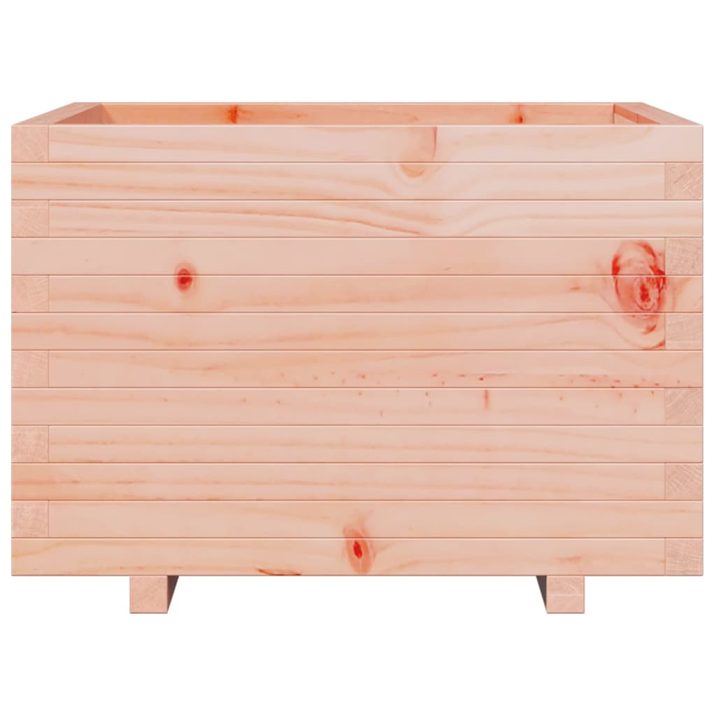 Fioriera Da Giardino 70X70X49,5 Cm In Legno Massello Di Douglas Cera Marrone