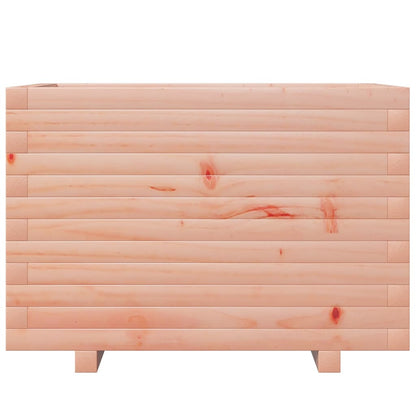 Fioriera Da Giardino 70X40X49,5 Cm In Legno Massello Di Douglas Bianco