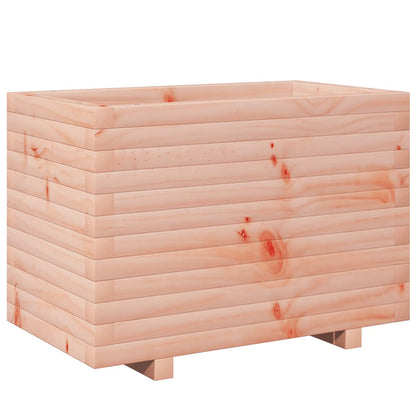 Fioriera Da Giardino 70X40X49,5 Cm In Legno Massello Di Douglas Bianco