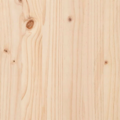 Fioriera Da Giardino 90X40X49,5 Cm In Legno Massello Di Pino Douglas Naturale