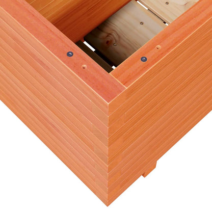 Fioriera Giardino Marrone Cera 90X40X49,5Cm Legno Massello Pino Bianco