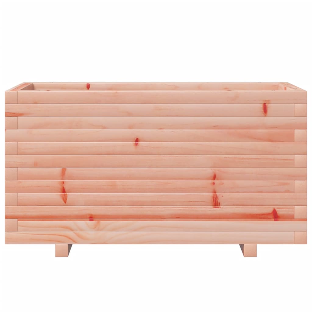 Fioriera Da Giardino 90X40X49,5 Cm In Legno Massello Di Douglas Pino Naturale