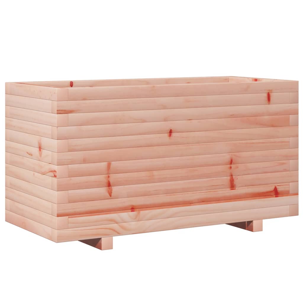 Fioriera Da Giardino 90X40X49,5 Cm In Legno Massello Di Douglas Pino Naturale