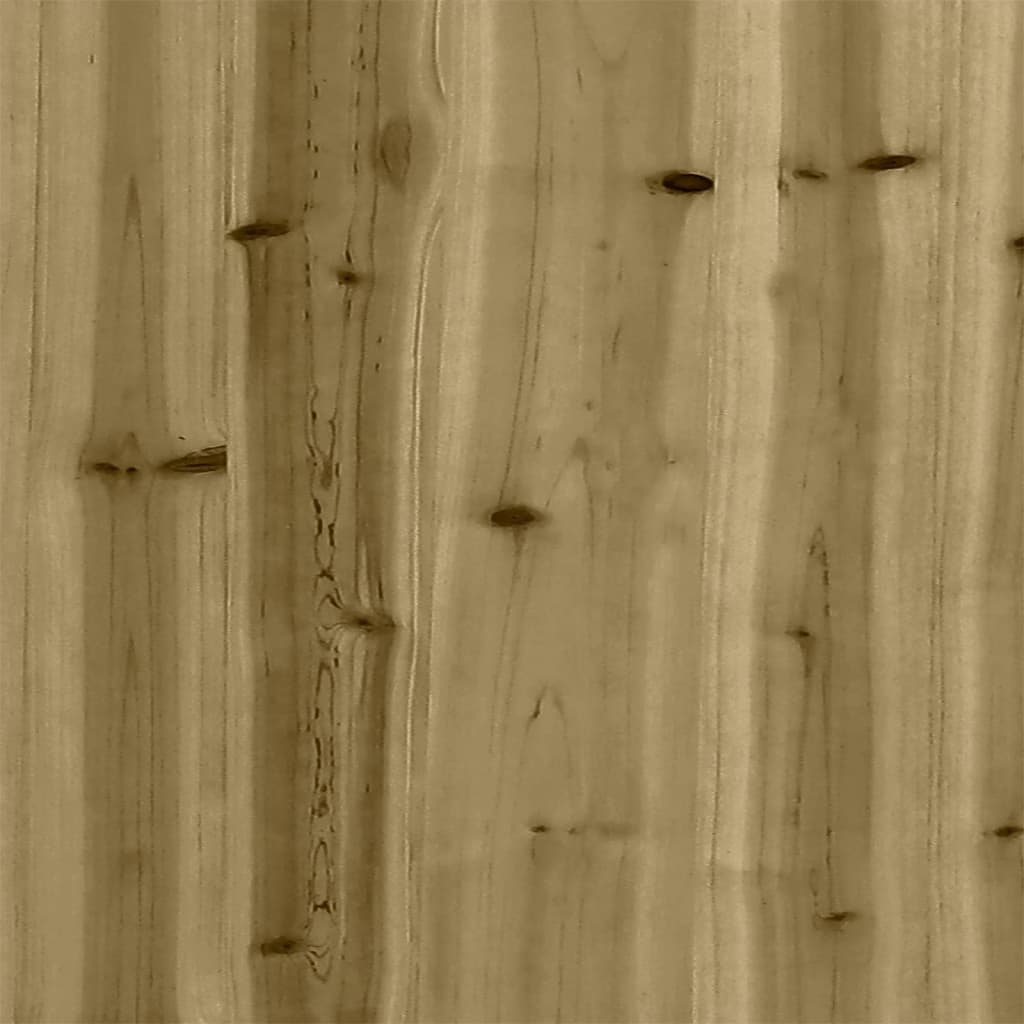 Fioriera Da Giardino 90X40X49,5 Cm In Legno Di Pino Impregnato Bianco