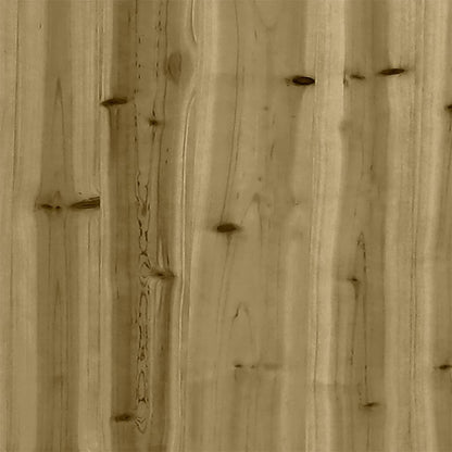 Fioriera Da Giardino 90X40X49,5 Cm In Legno Di Pino Impregnato Bianco