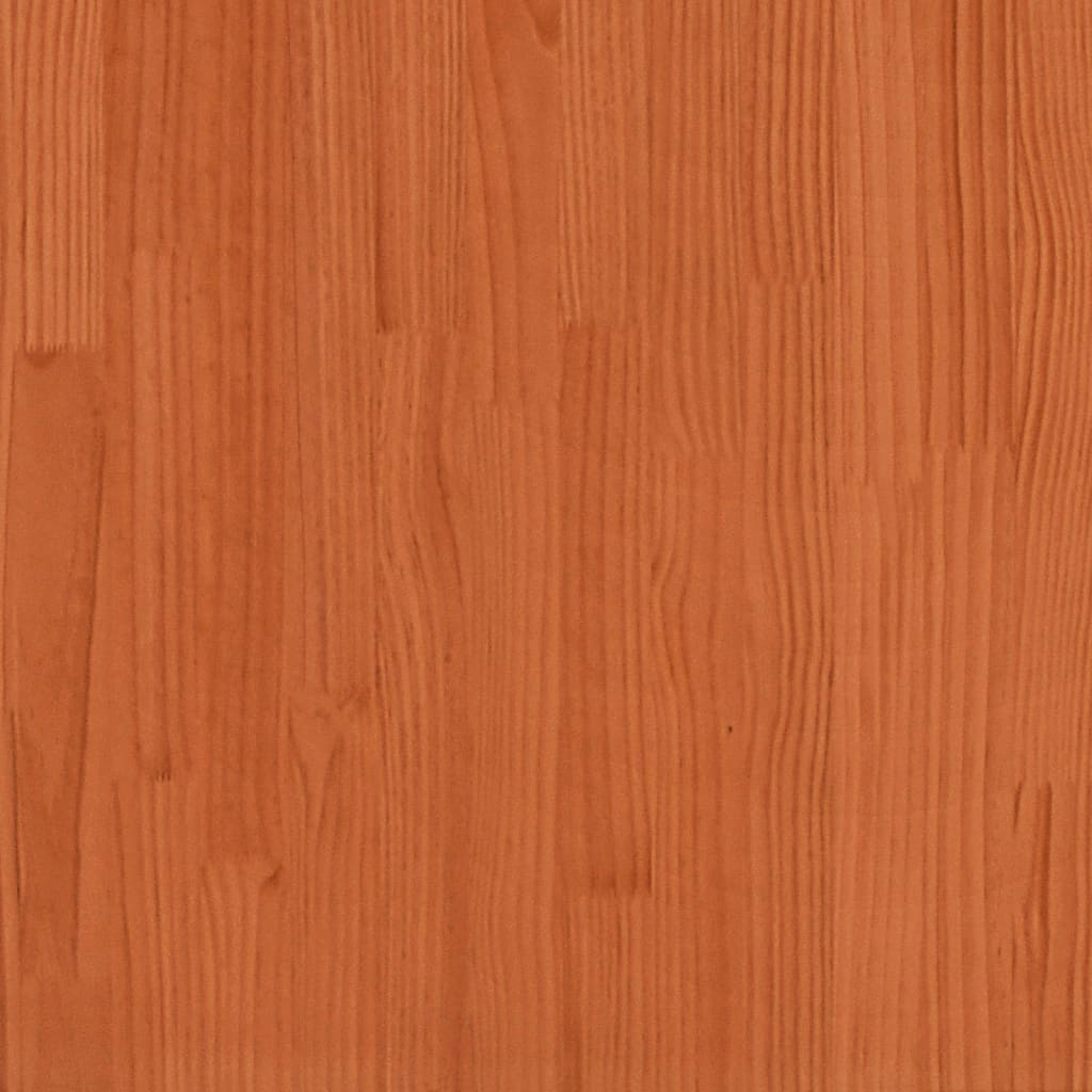 Fioriera Giardino Marrone Cera 110X40X49,5 Legno Massello Pino Bianco