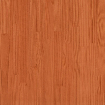 Fioriera Giardino Marrone Cera 110X40X49,5 Legno Massello Pino Bianco