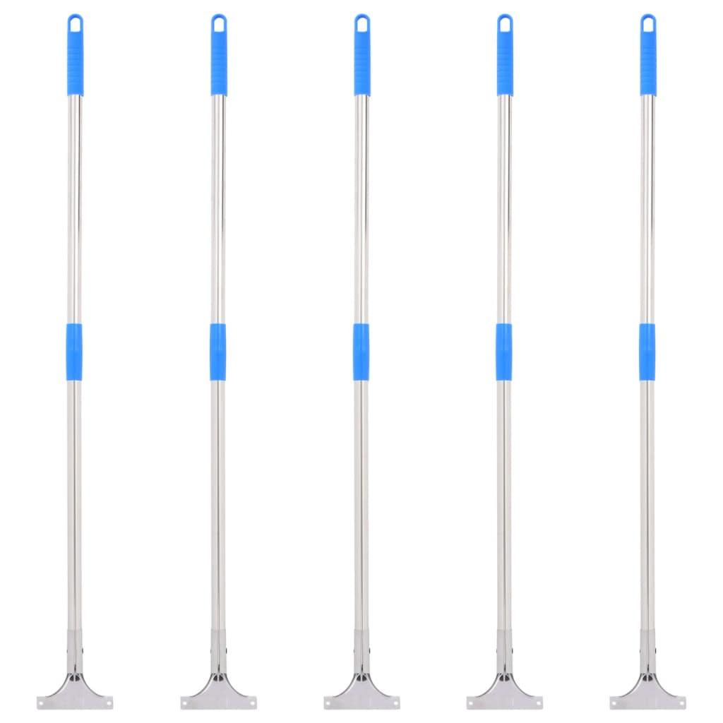 Manici Per Tergipavimento 5Pz 119,5Cm In Acciaio E Plastica