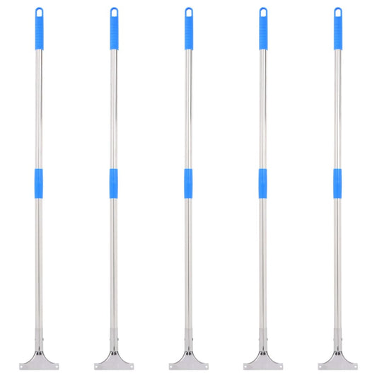 Manici Per Tergipavimento 5Pz 119,5Cm In Acciaio E Plastica