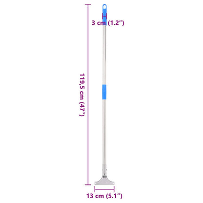 Manici Per Tergipavimento 5Pz 119,5Cm In Acciaio E Plastica