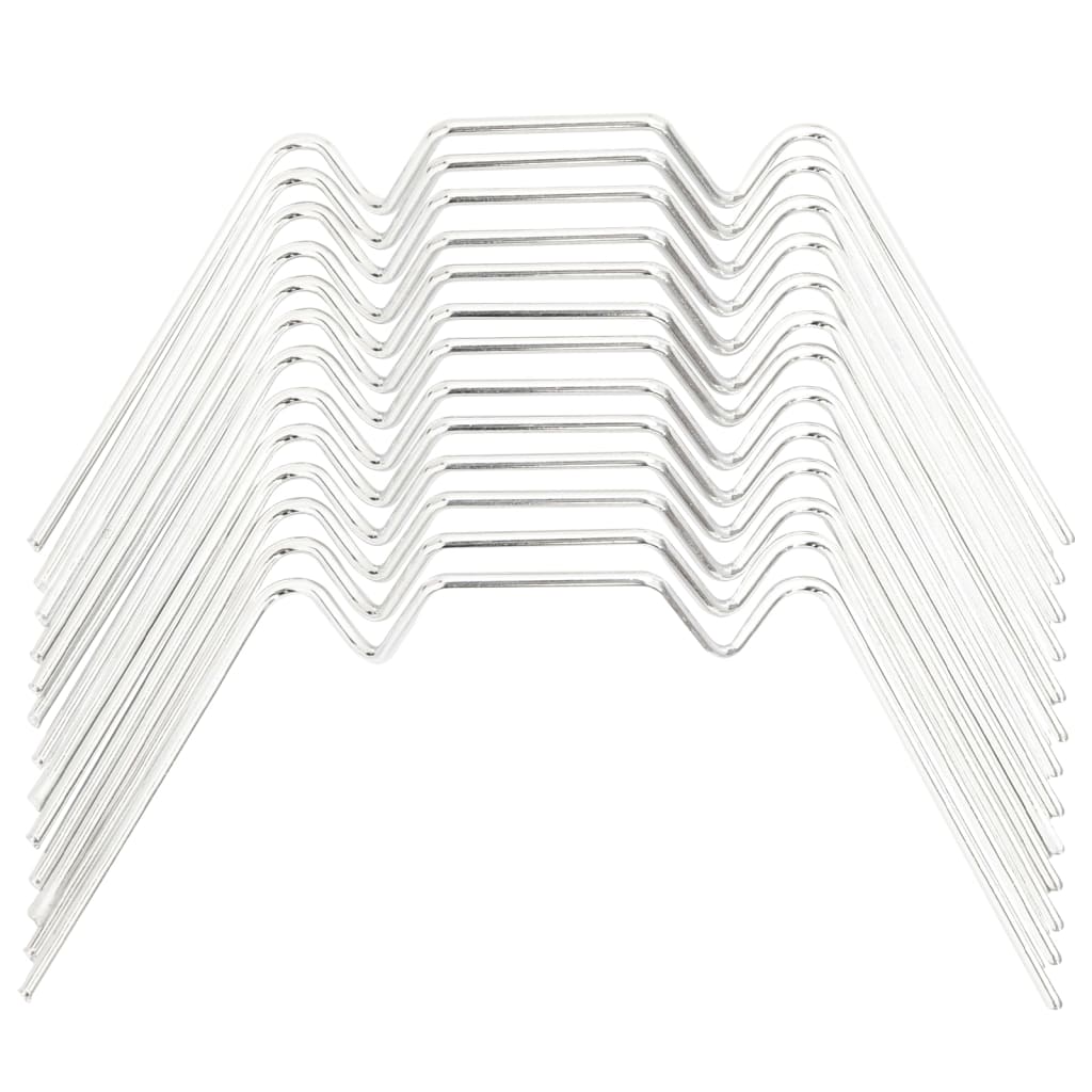 Clip Per Serre 100 Pz Tipo W In Acciaio Zincato