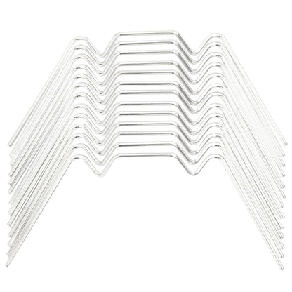 Clip Per Serre 100 Pz Tipo W In Acciaio Zincato