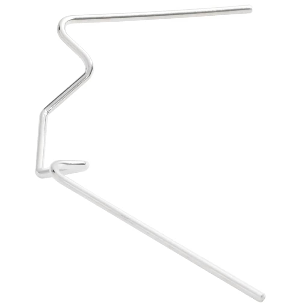 Clip Per Serre 100 Pz Tipo W In Acciaio Zincato