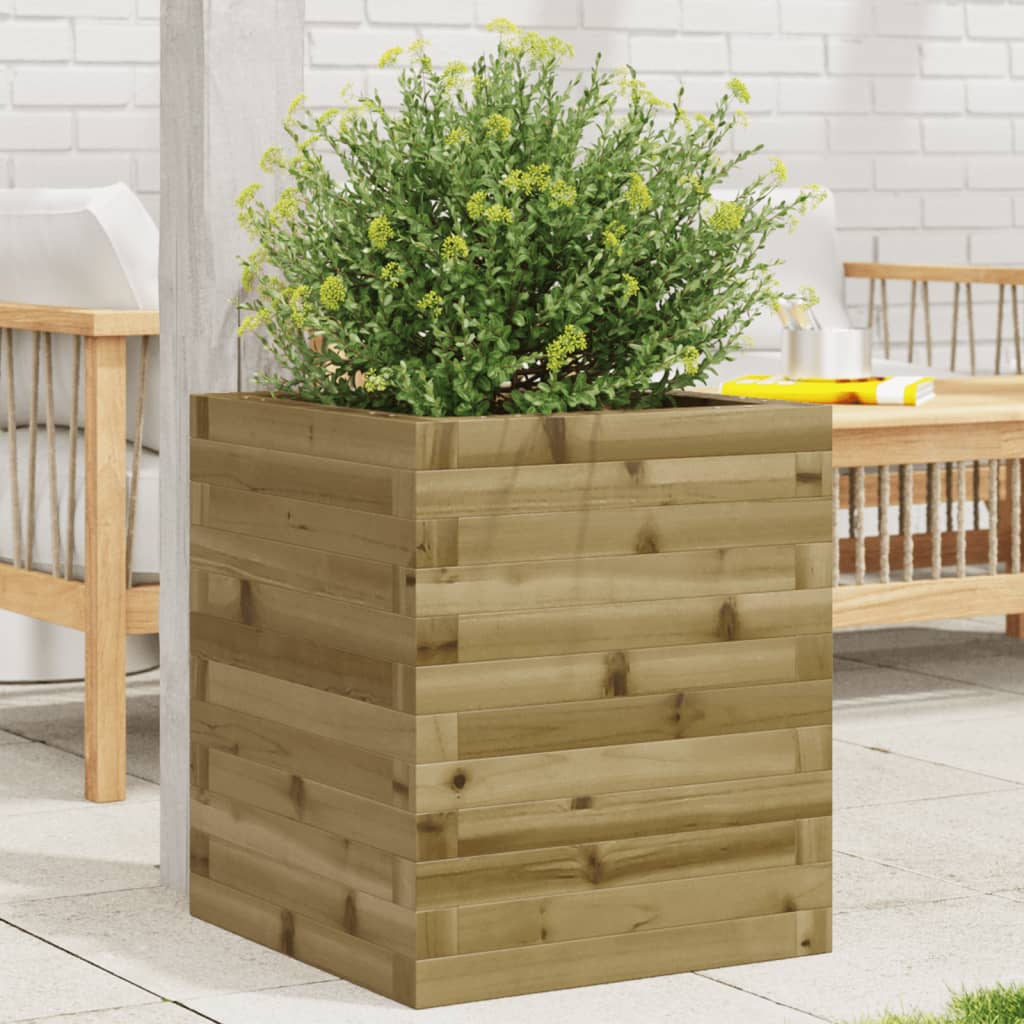 Fioriera Da Giardino In Legno Di Pino Impregnato Impregnato Naturale