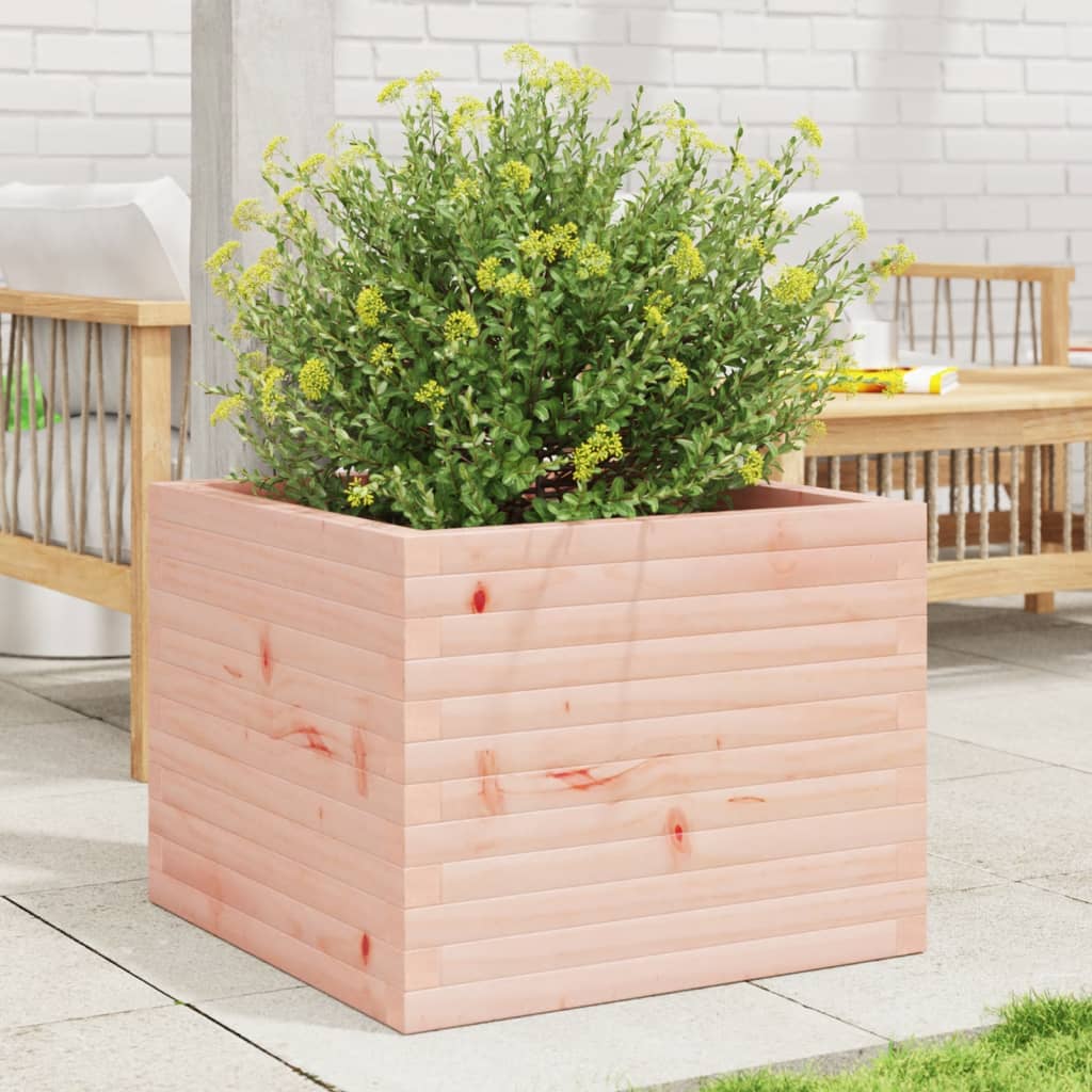 Fioriera Da Giardino 40X40X49,5 Cm In Legno Massello Di Douglas Douglas Naturale