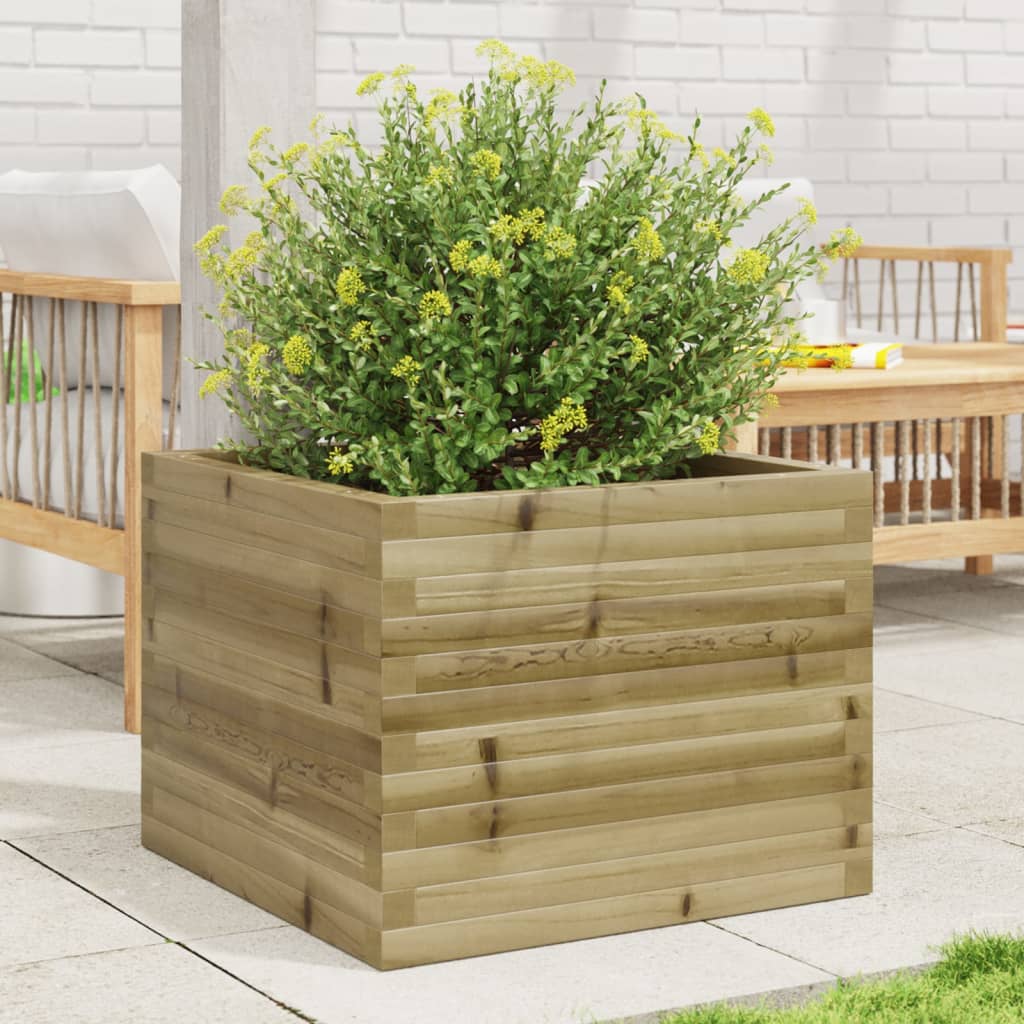 Fioriera Da Giardino In Legno Di Pino Impregnato Impregnato Naturale
