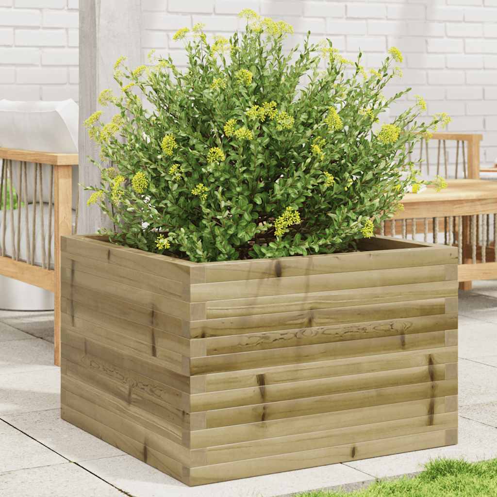 Fioriera Da Giardino In Legno Di Pino Impregnato Impregnato Naturale