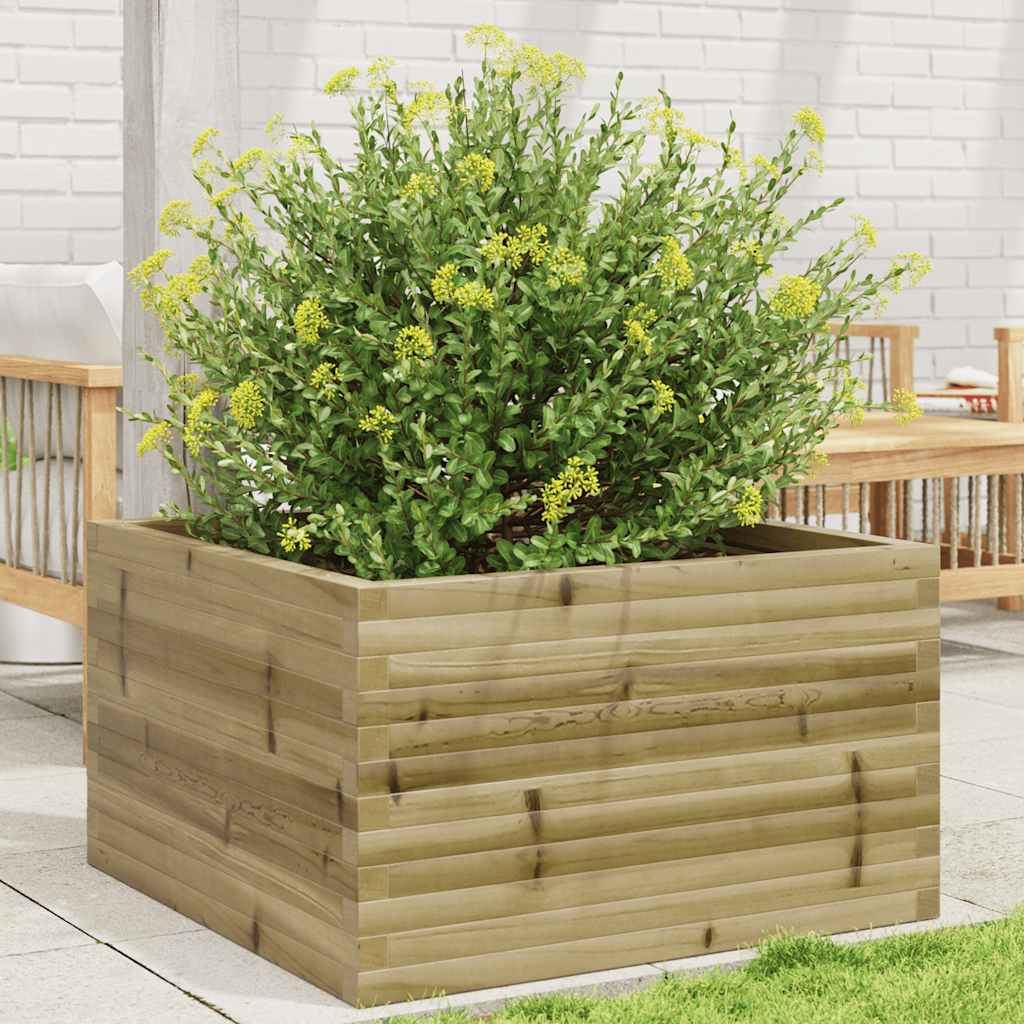 Fioriera Da Giardino In Legno Di Pino Impregnato Impregnato Naturale