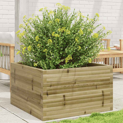 Fioriera Da Giardino In Legno Di Pino Impregnato Impregnato Naturale