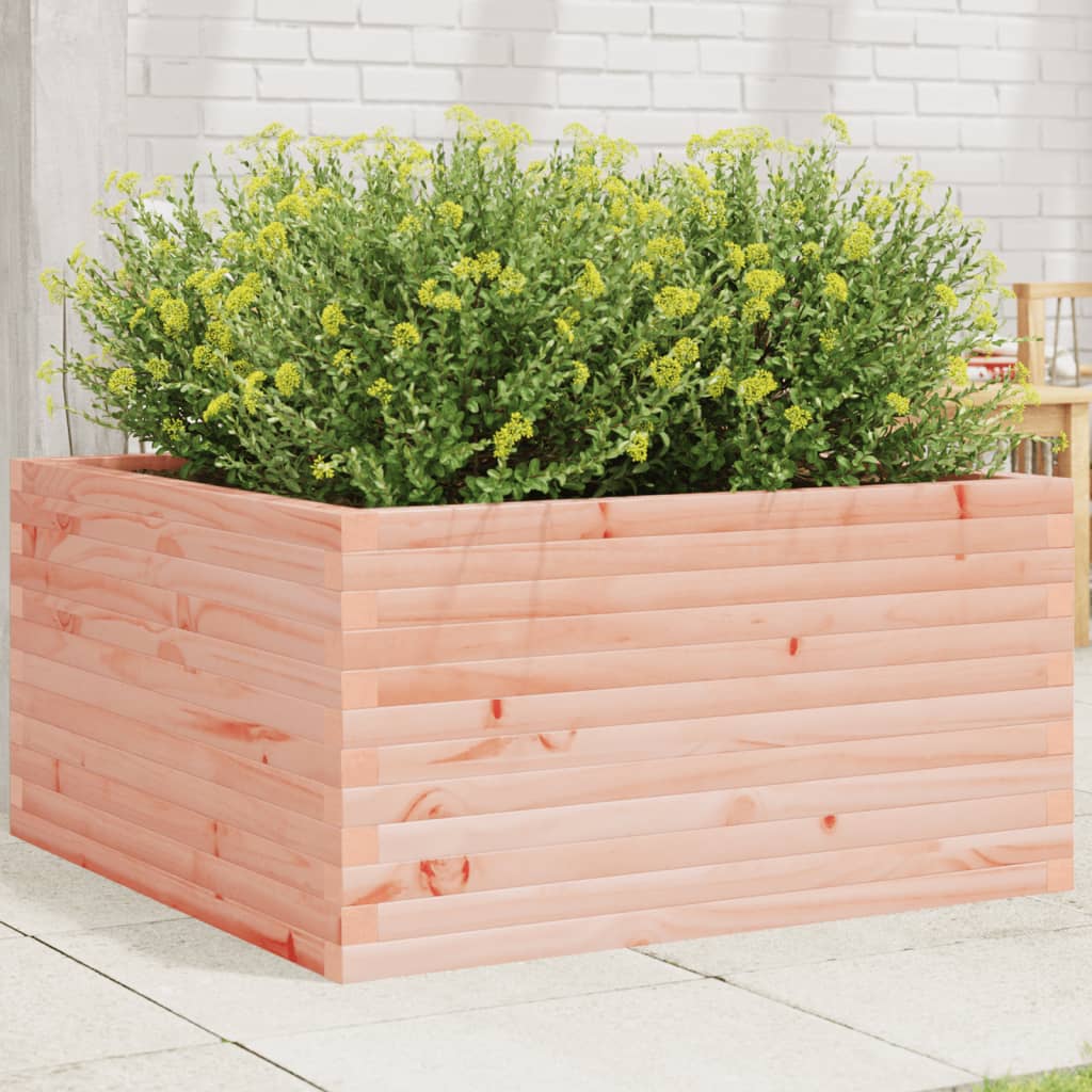Fioriera Da Giardino 40X40X49,5 Cm In Legno Massello Di Douglas Douglas Naturale