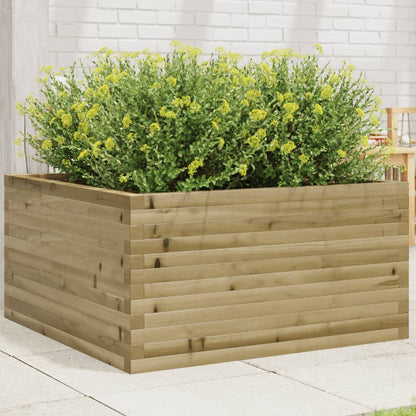 Fioriera Da Giardino In Legno Di Pino Impregnato Impregnato Naturale